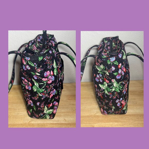 Vera Bradley Small Vera Tote in Winter Berry - Picture 5 of 10